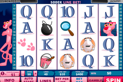 pink panther playtech free slot