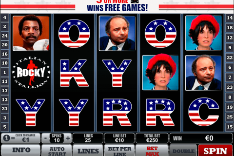 rocky playtech free slot