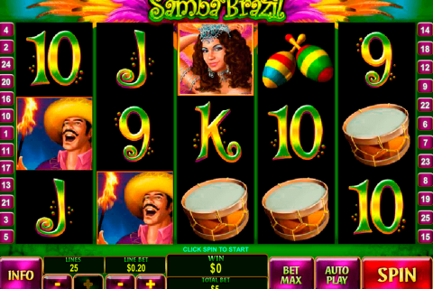 samba brazil playtech free slot