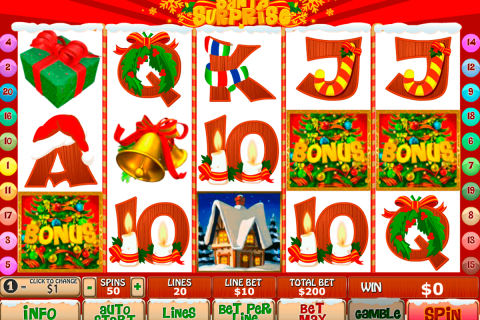 santa surprise playtech free slot