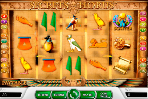 secrets of horus netent