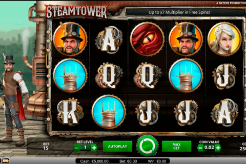 steam tower netent